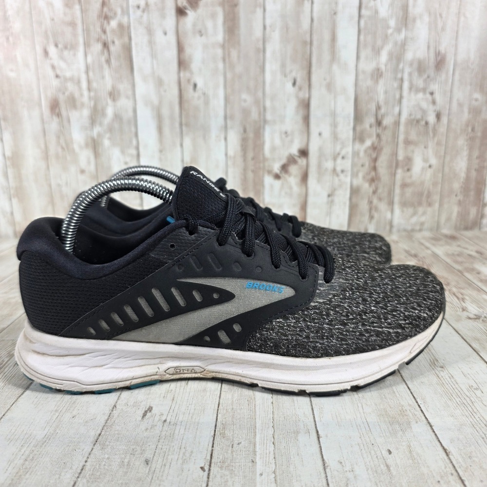 Brooks Ghost 14 Women's Running Shoes‎ Black Grey Blue Size 9.5 Medium